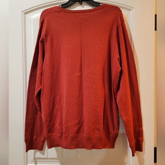 Sonoma V Neck Cotton Pullover Sweater L - Picture 5 of 7